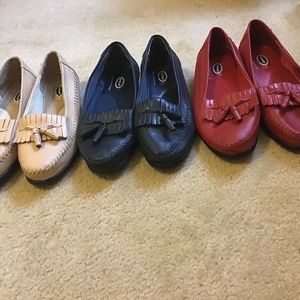 Dr. Scholl’s Leather Tassel Loafers - Size 8 Wide- SOLD